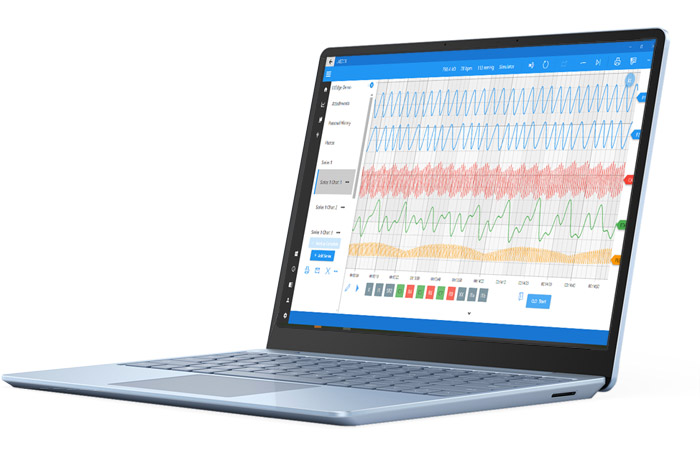 Pictured: LXEdge polygraph software