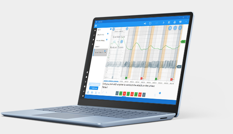 Pictured: LXEdge polygraph software