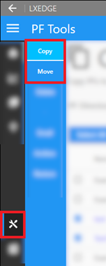 Copy and Move buttons